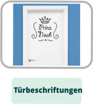 Türbeschriftungen