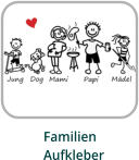 Familien Aufkleber