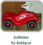 Aufkleber fr Bobbycar