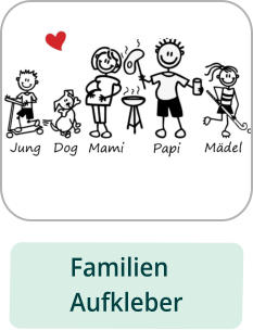 Familien Aufkleber