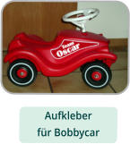 Aufkleber fr Bobbycar